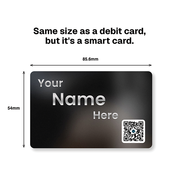 Metal NFC Cards - Grow Your Connections 3x Faster