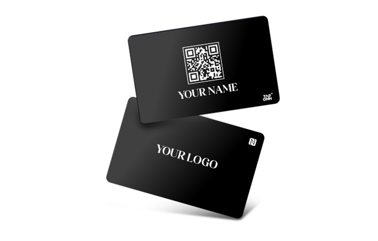 Black Gradient NFC Business Card