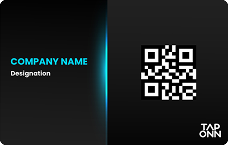 Black & Torquise Corporate card