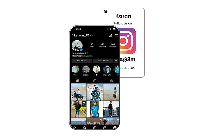 Insta Style Smart NFC Card