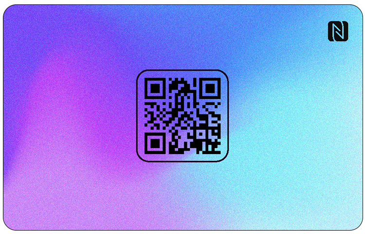 COTTON CANDY NFC BUSINESS CARD BACK