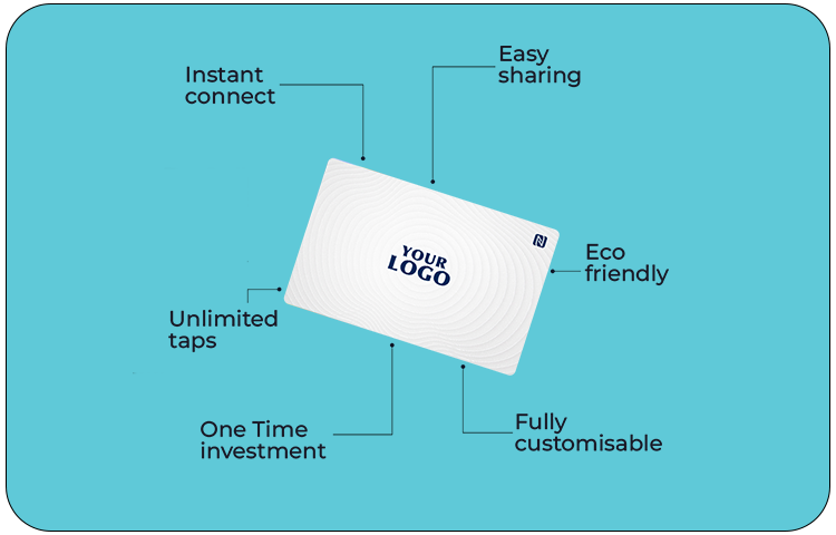 Benefits of White Swirl NFC Business Card