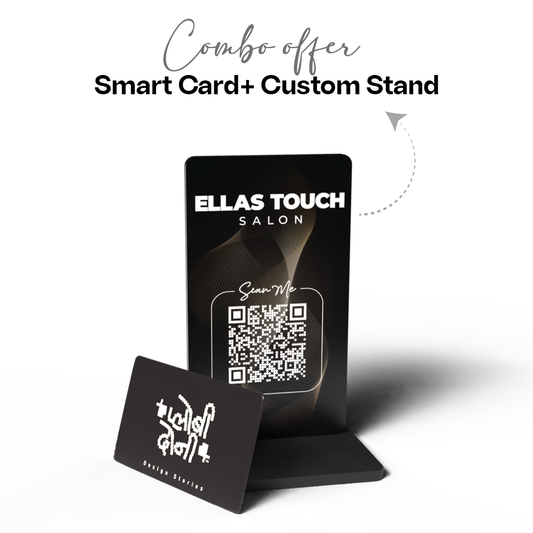 Custom PVC + Google Review Stand