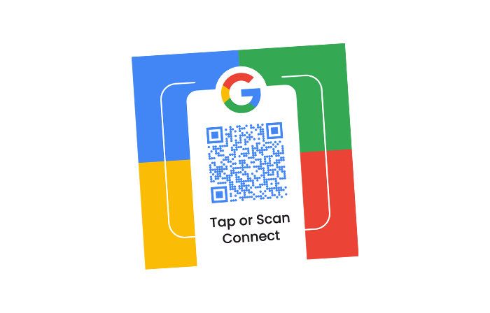 Google review NFC Square Sticker