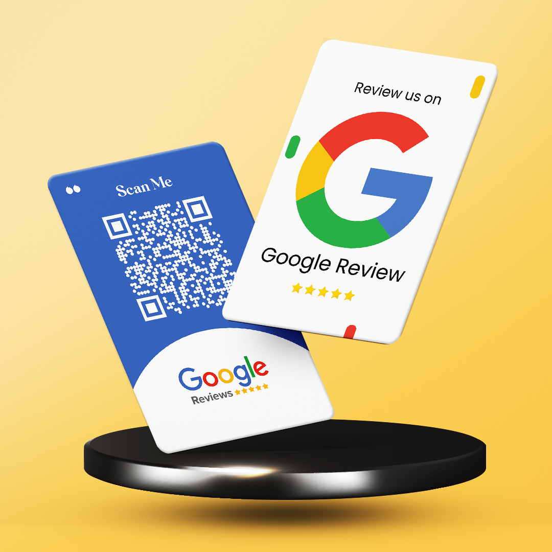 Custom Stand+ Google Review Card