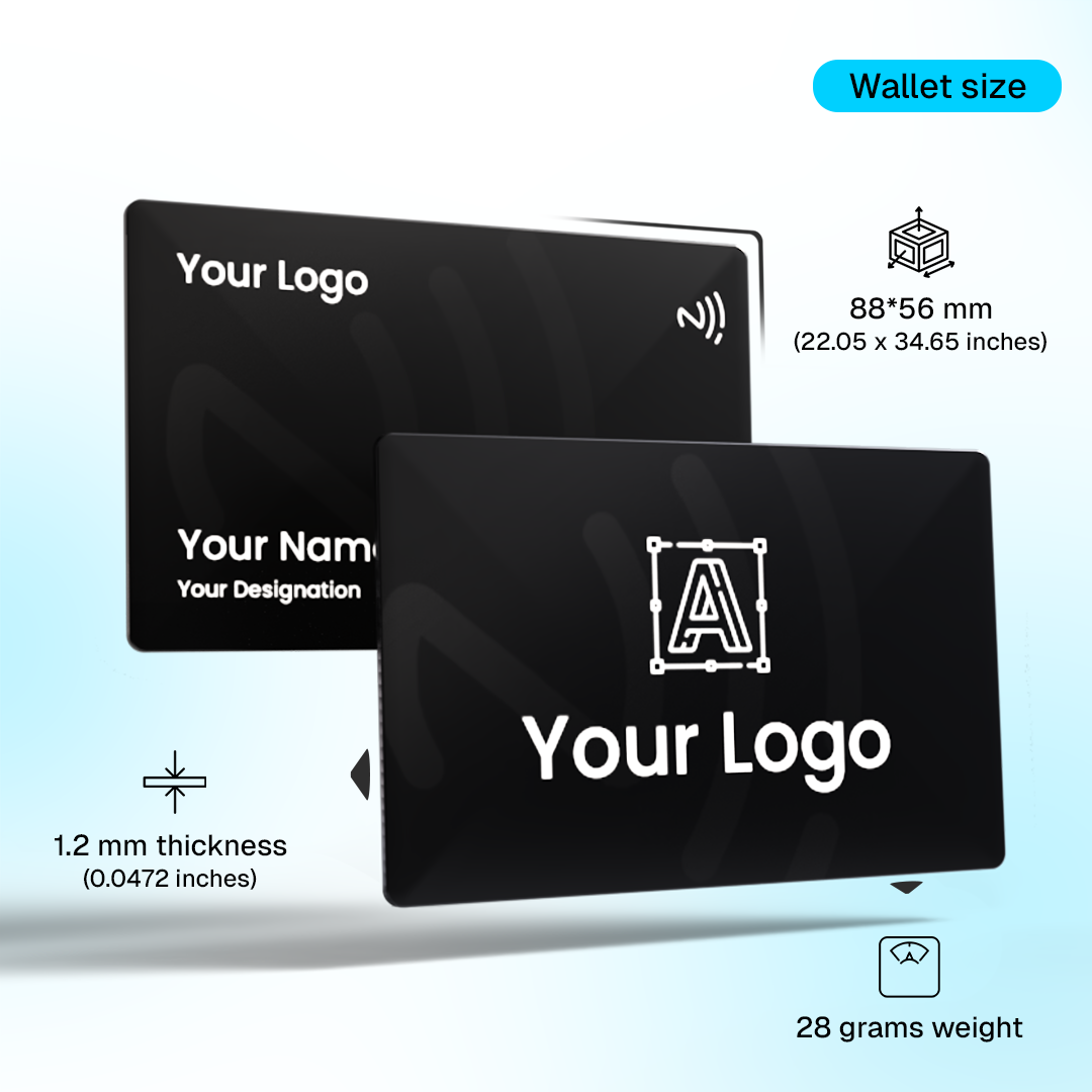 Metal NFC Cards - Grow Your Connections 3x Faster