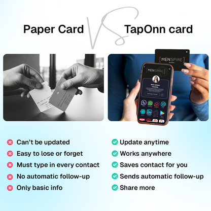 Metal NFC Cards - Grow Your Connections 3x Faster