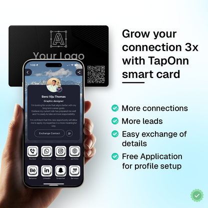 Metal NFC Cards - Grow Your Connections 3x Faster