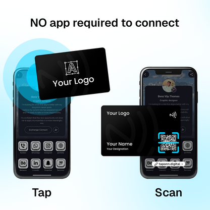 Metal NFC Cards - Grow Your Connections 3x Faster
