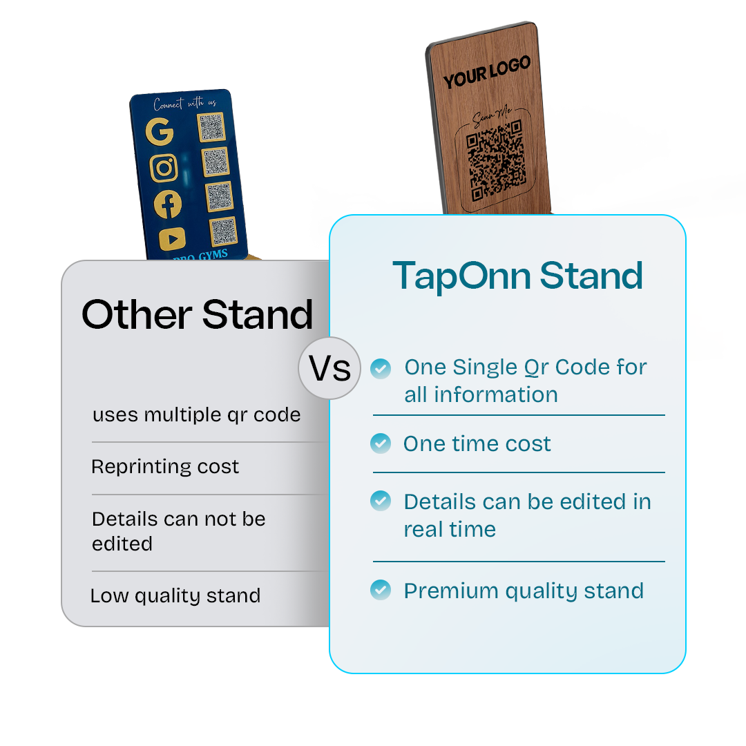 Wooden NFC Stand