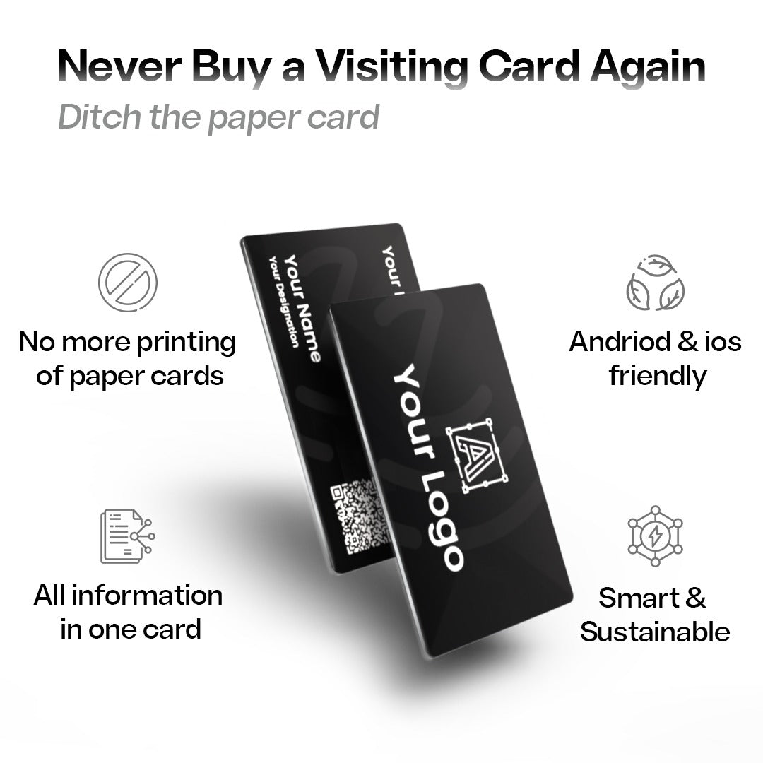 Metal NFC Cards - Grow Your Connections 3x Faster