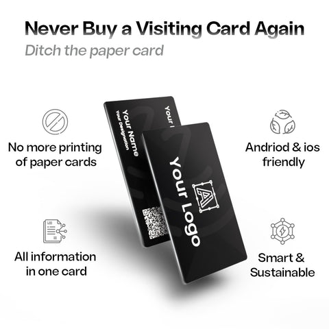 Metal NFC Cards - Grow Your Connections 3x Faster