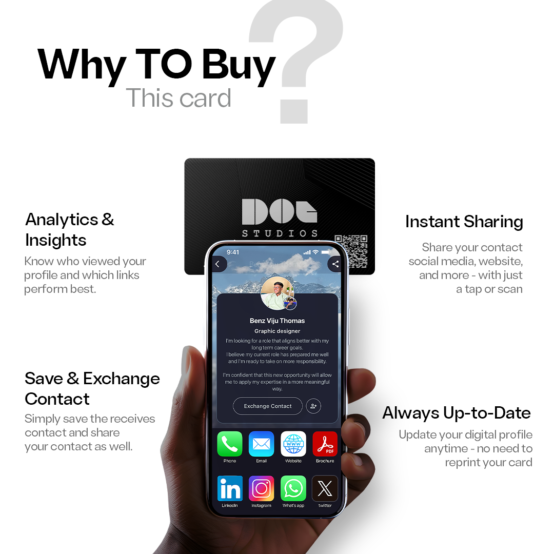 Metal Business NFC Cards