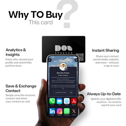 Metal Business NFC Cards