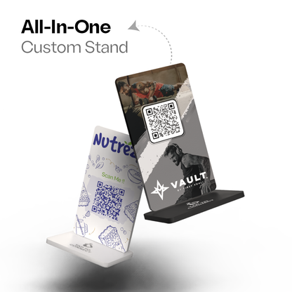 Custom PVC + Google Review Stand