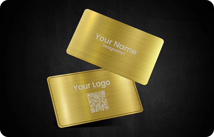 gold metal card