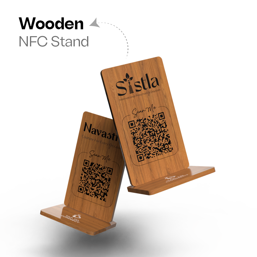 Wooden NFC Stand